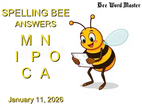 NYT Spelling Bee Solutions - January 11, 2026