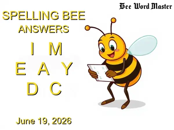 NYT Spelling Bee Solutions - June 19, 2026