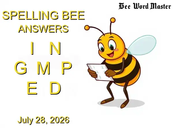 NYT Spelling Bee Solutions - July 28, 2026
