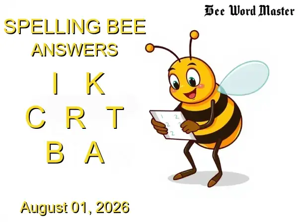 NYT Spelling Bee Solutions - August 01, 2026