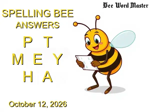 NYT Spelling Bee Solutions - October 12, 2026